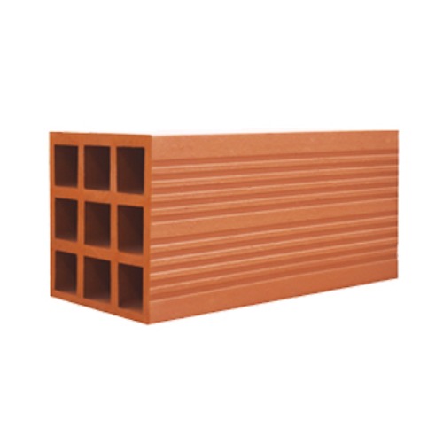 طوب احمر مجوف شركة الوطنية مقاس 40×20×20 سم الوزن 8.5 كجم