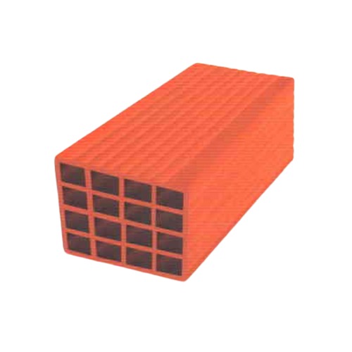 طوب احمر مجوف 16 ثقب مصنع الميمني الابعاد 40×20×25 سم الوزن 13 كجم