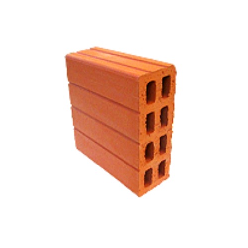 طوب احمر مجوف 8 فتحات اليمامة الابعاد 20×20×7 سم الوزن 3.2 كجم