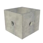 غرفة التفتيش الخرسانية حجم الغرفة 1.5x1.5x2 م
